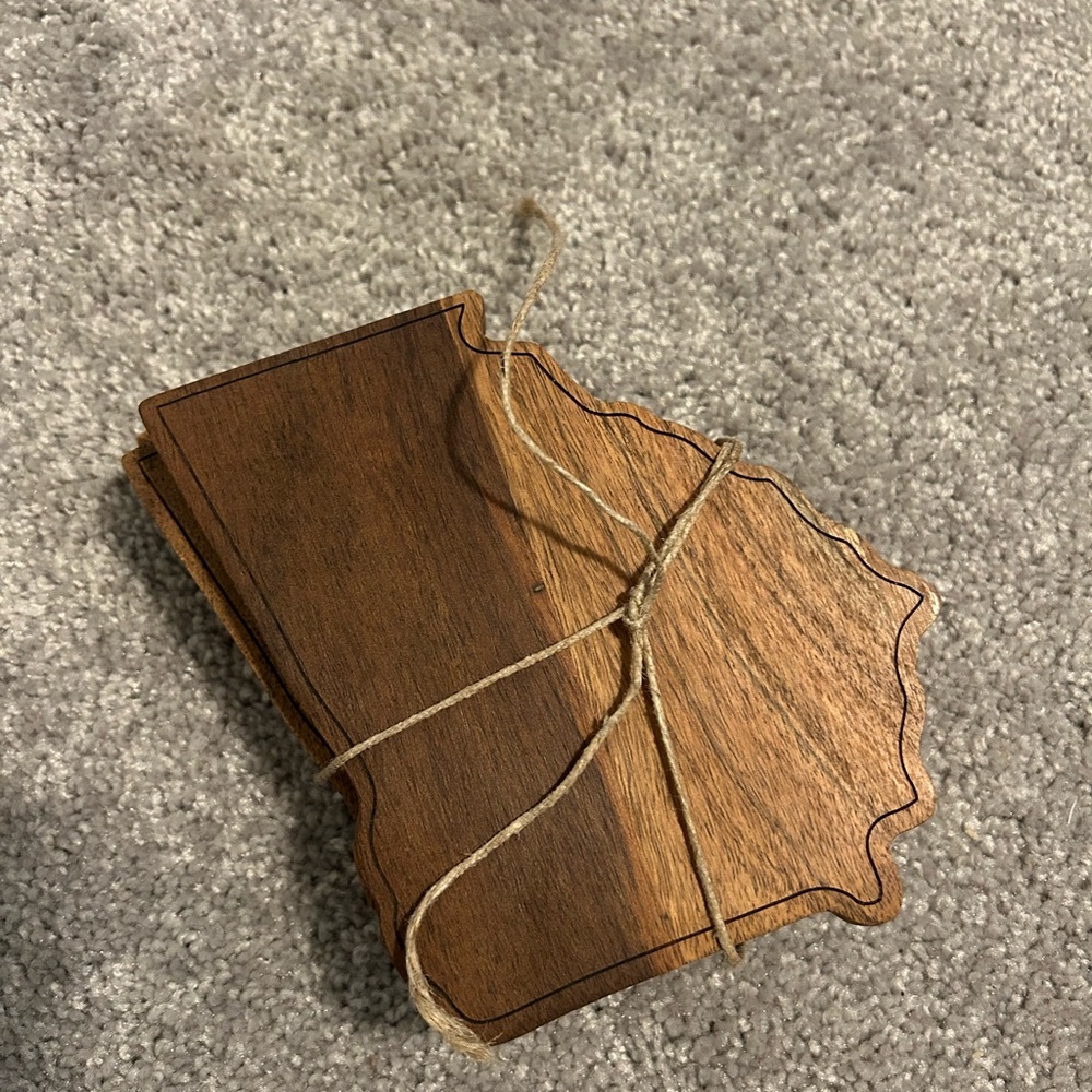 State of Georgia Wooden Coasters